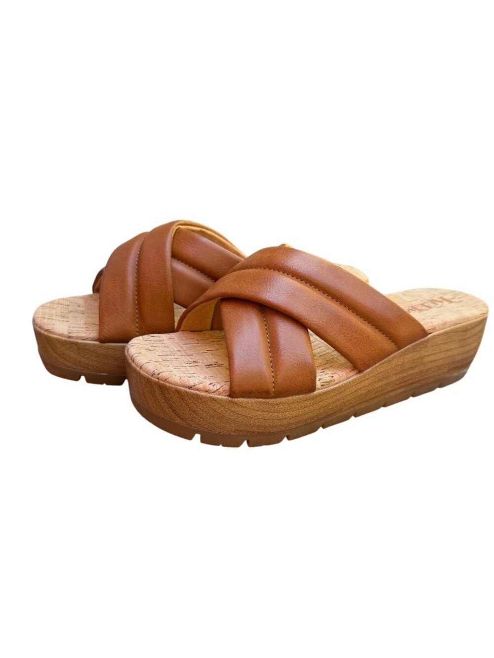 Korks Faithe Tan Sandal Size 8 EU39 Heel NWB